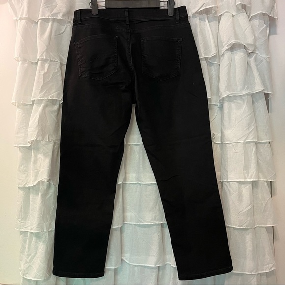 Lee Modern Series Midrise Fit Straight Leg Black Jeans - Picture 6 of 7